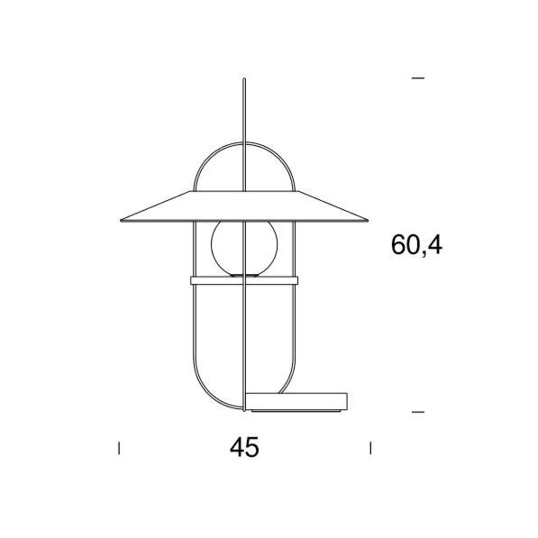 Setareh 4384 Table Dimensions