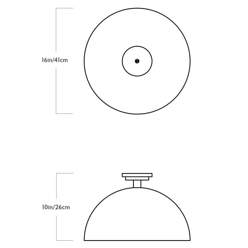 Shape Up Hemisphere Suspension Dimensions