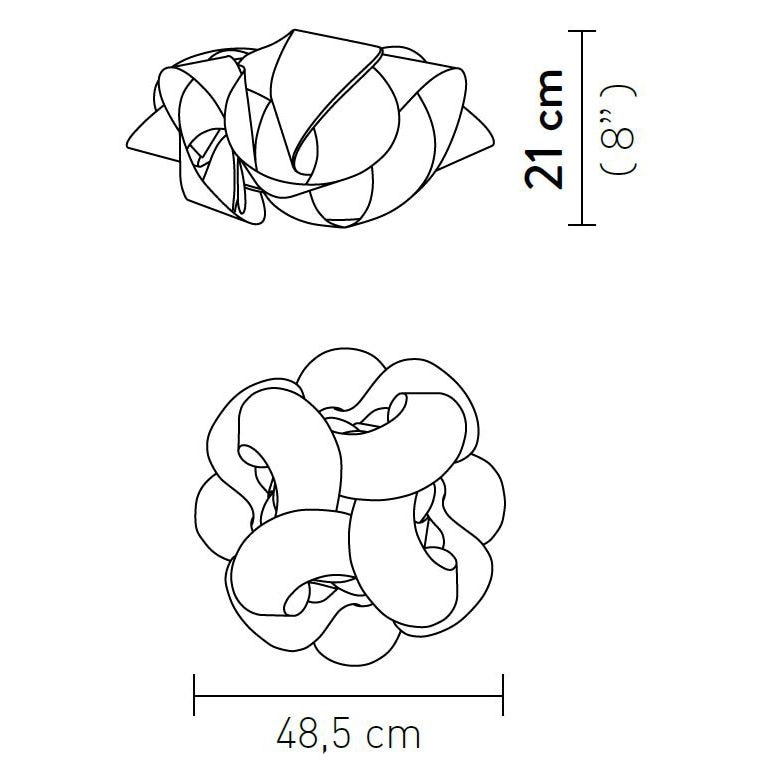 Fabula Ceiling/Wall Dimensions