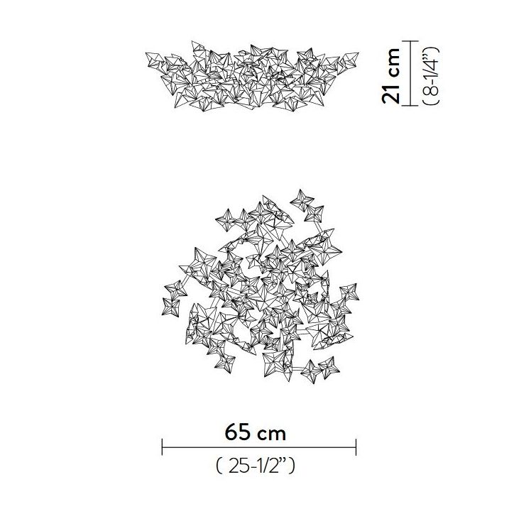 Hanami Ceiling/Wall Dimensions