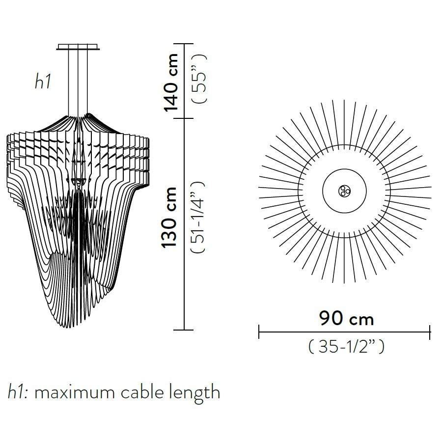 Aria XL Suspension Dimensions