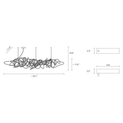 Doodle Linear Suspension Dimensions