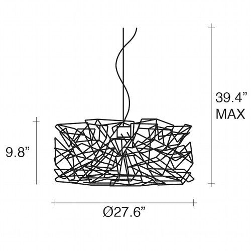 Etoile Cylinder Suspension Dimensions