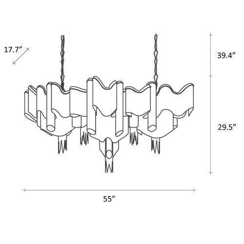 Stream Linear Suspension Dimensions