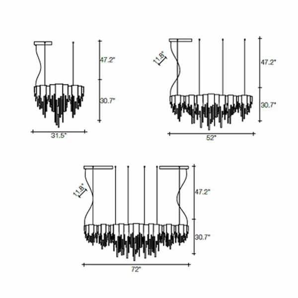 Volver Linear Suspension Dimensions