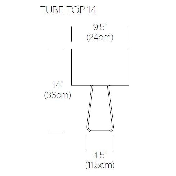 Tube Top 14 Table Dimensions