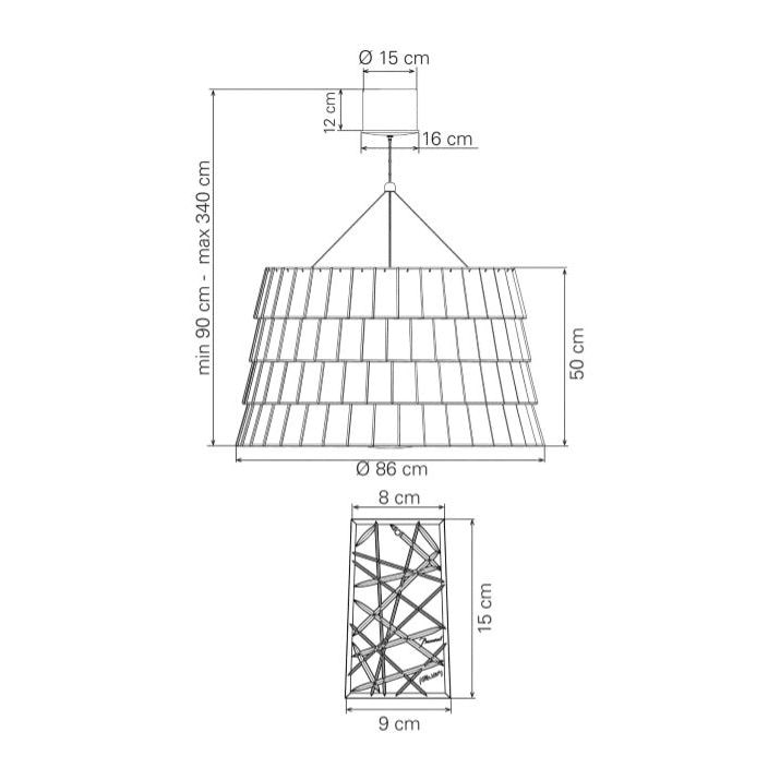Tuile De Cristal Ceiling Dimensions