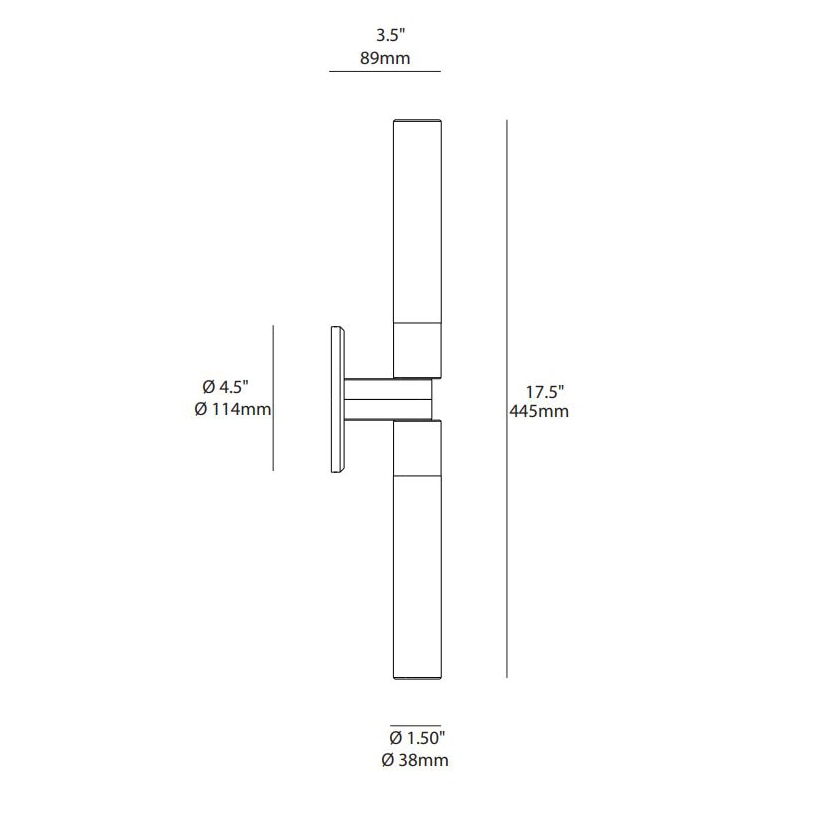 W2UD Wall Dimensions