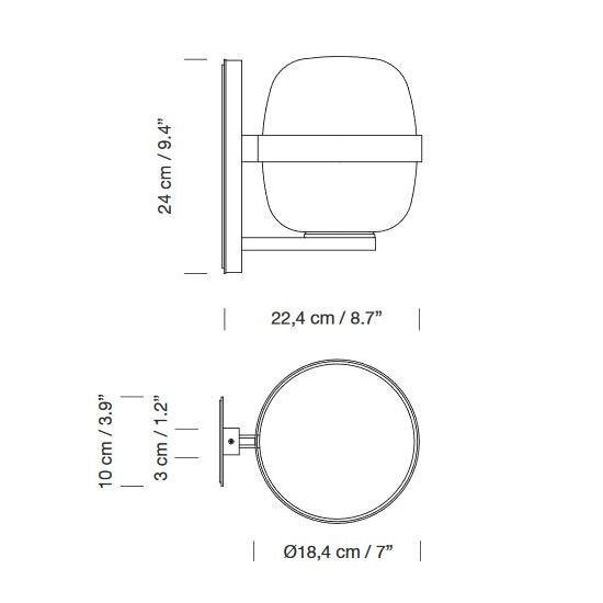 Wally Cestita Wall Dimensions