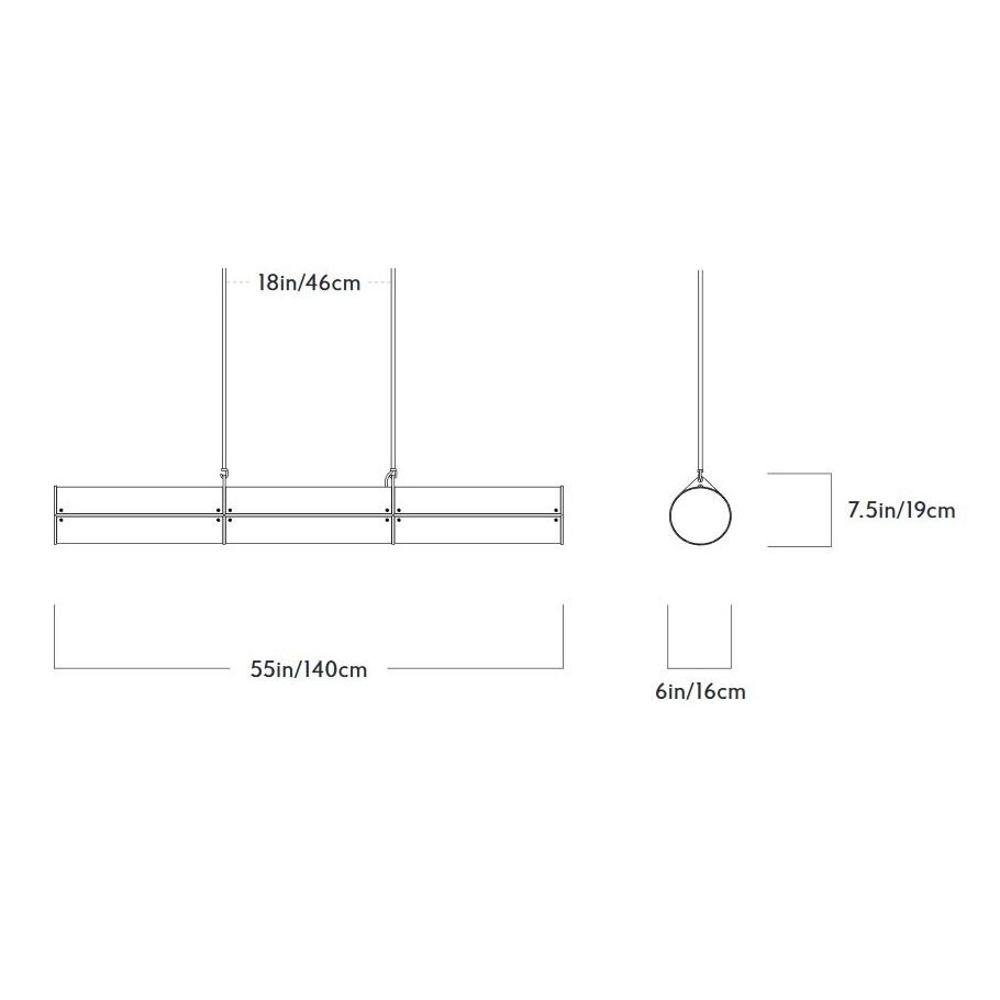 Woody Endless 3 Unit Suspension Dimensions