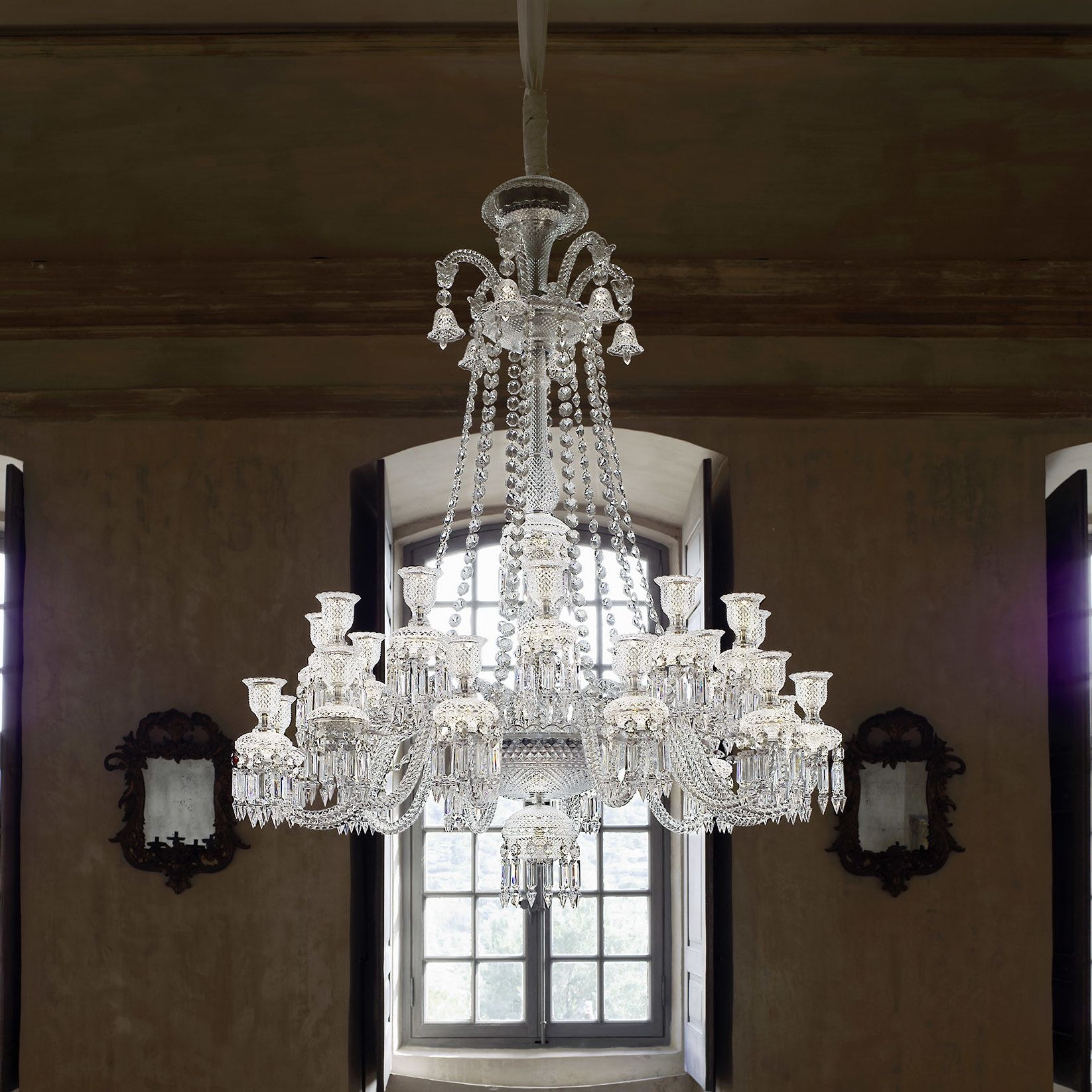 Zenith Noir Long Suspension - Baccarat | Chandeliers - USA & Canada