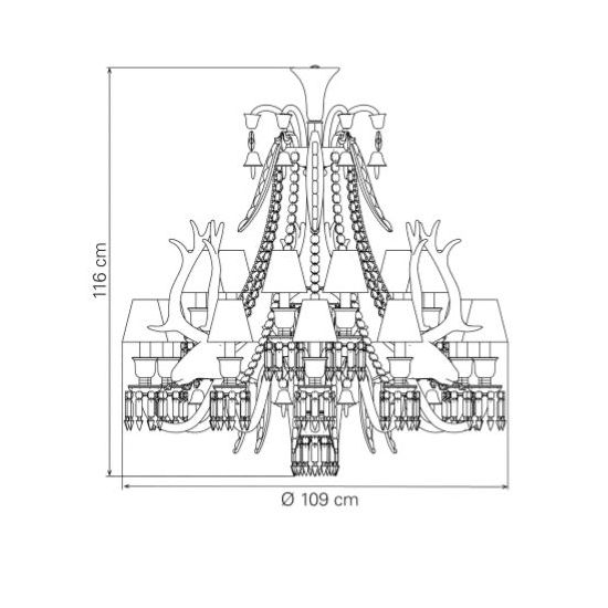 Zenith Sur La Lagune Suspension Yellow Deers Dimensions