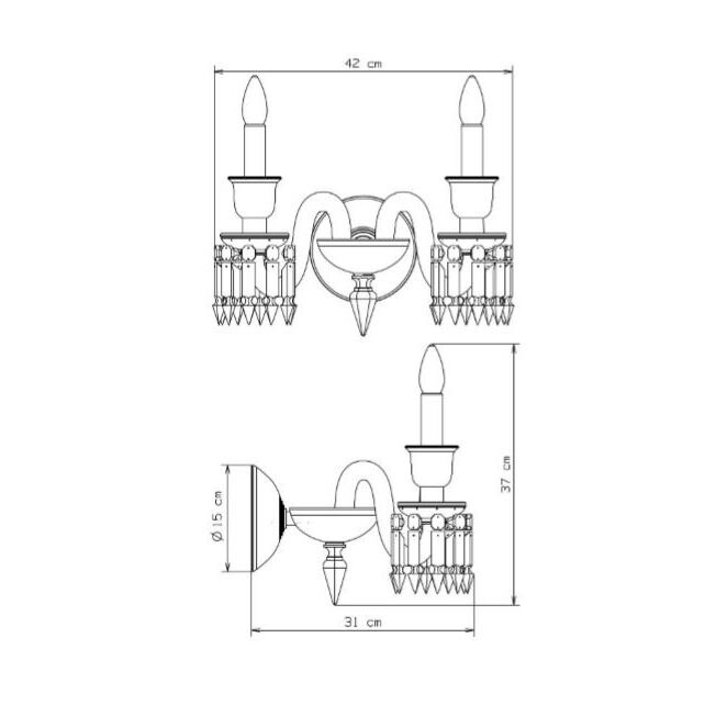Zenith Wall - Baccarat | Wall Sconces - USA & Canada