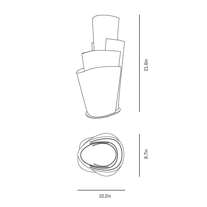 Blossom BS02 Table Dimensions