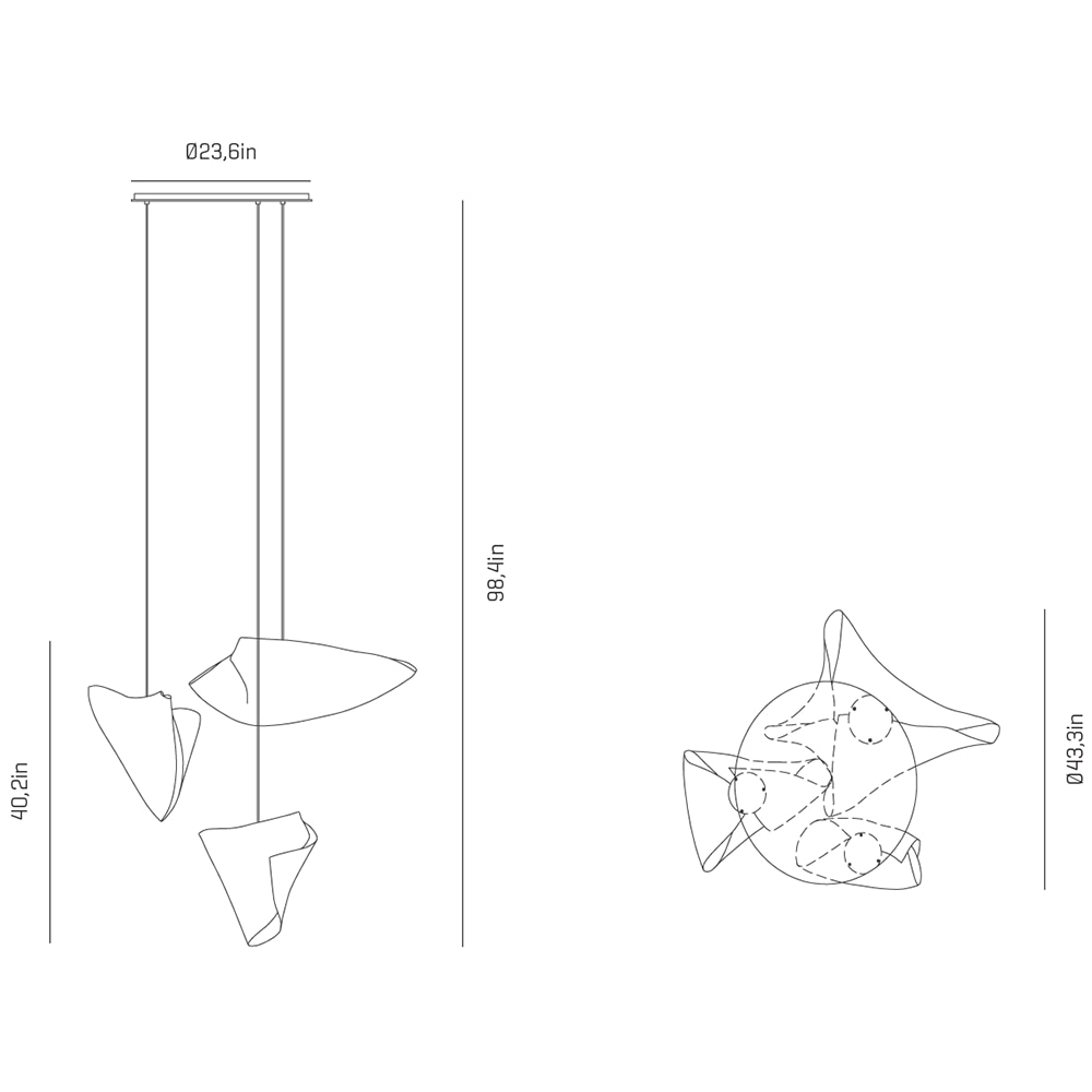 Ballet Composition Suspension Dimensions