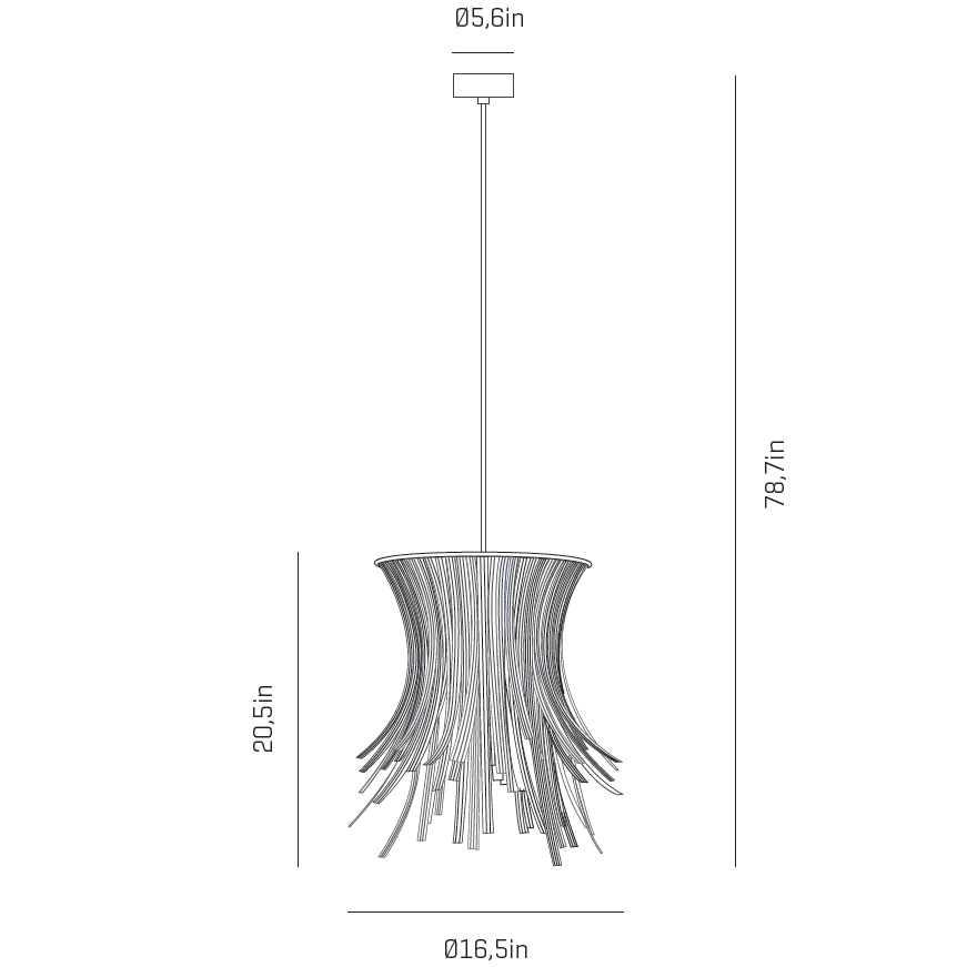 Bety Eco Suspension Dimensions