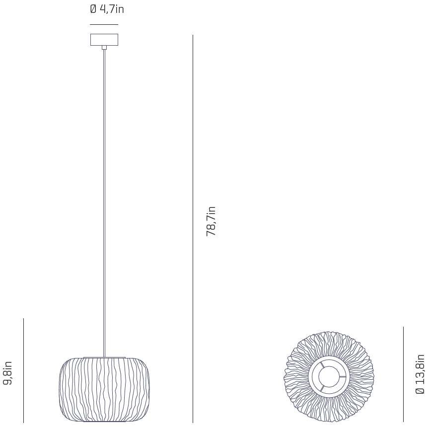 Coral Sea Suspension Dimensions