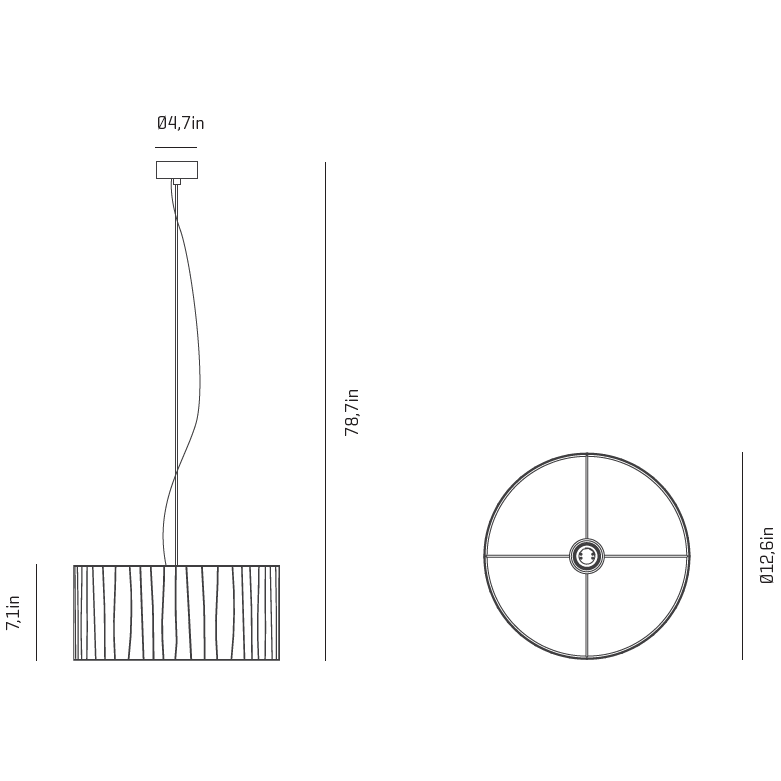 Curvas Medium Suspension Dimensions