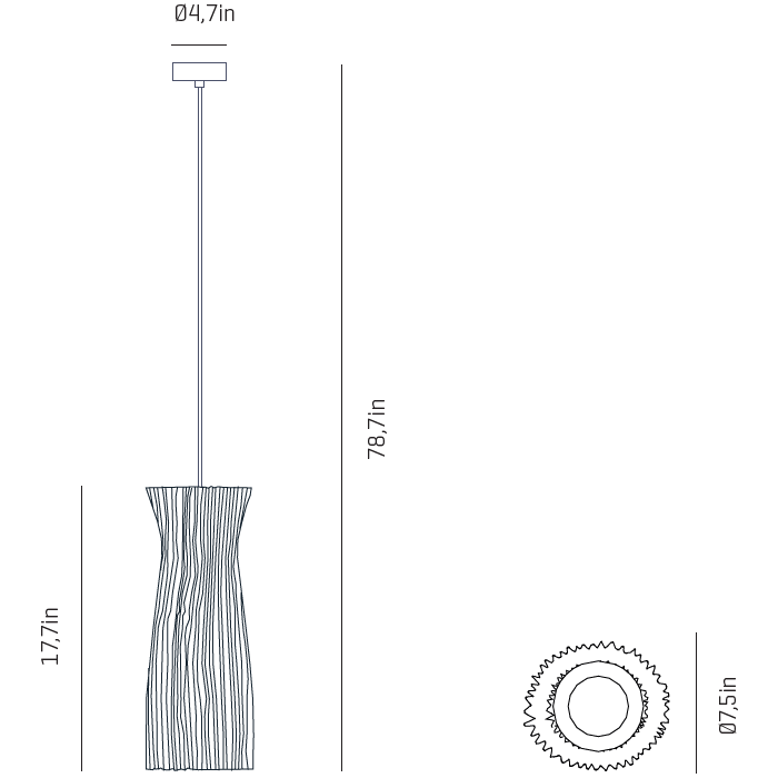 Gea Suspension Dimensions