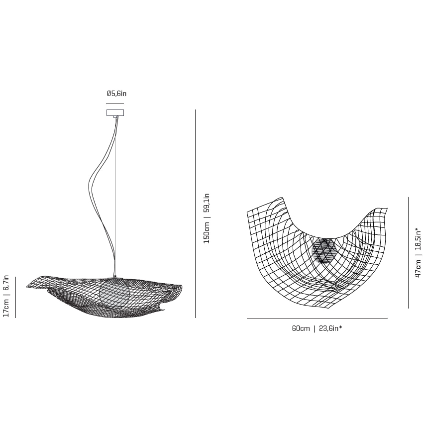 Mytilus Suspension Dimensions