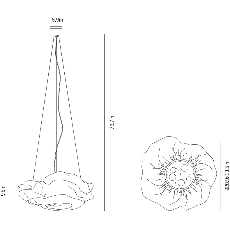 Nevo Medium Suspension Dimensions