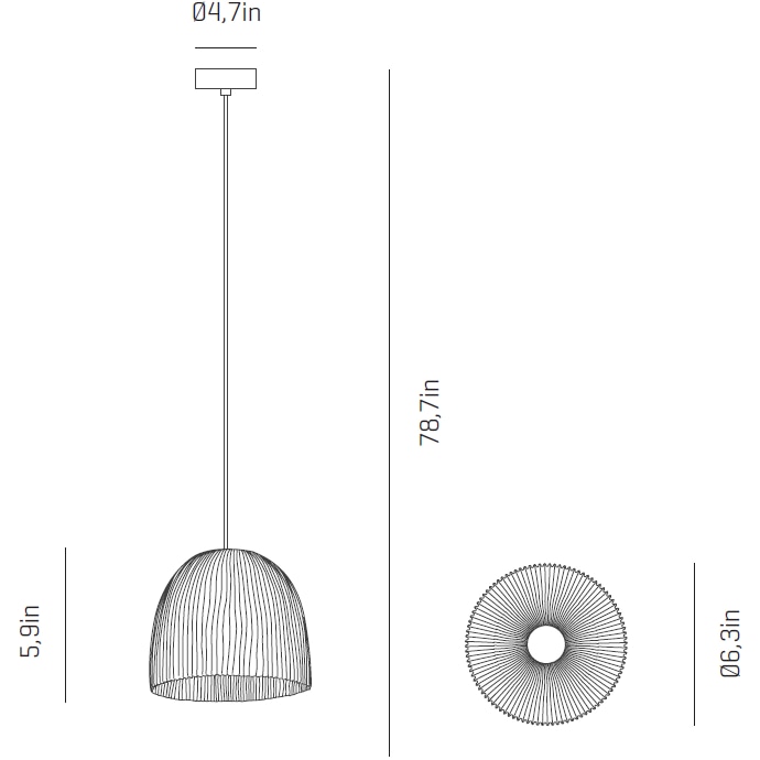 Onn Mini Suspension Dimensions