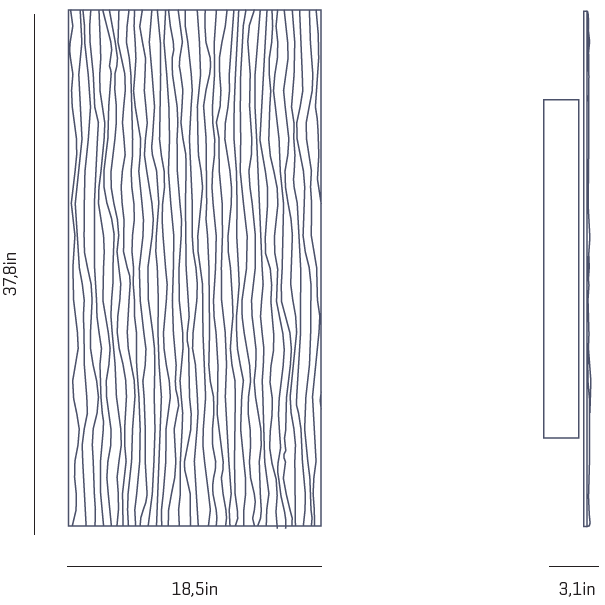 Planum Rectangular Ceiling/Wall Dimensions