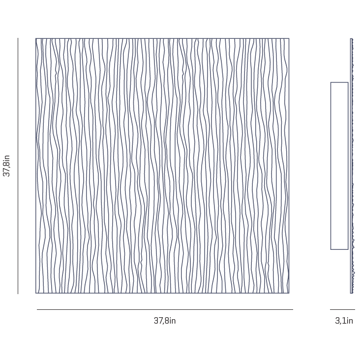 Planum Square Ceiling/Wall Dimensions