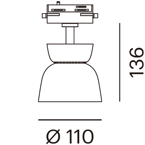 Bell Track Head Dimensions