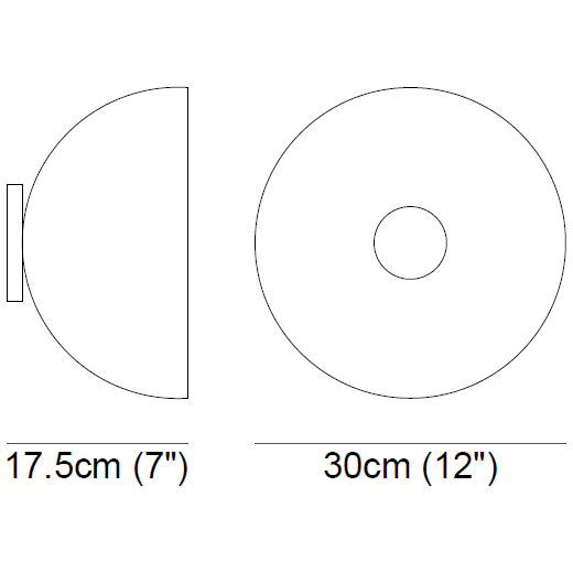 Apollo Applique Wall Dimensions