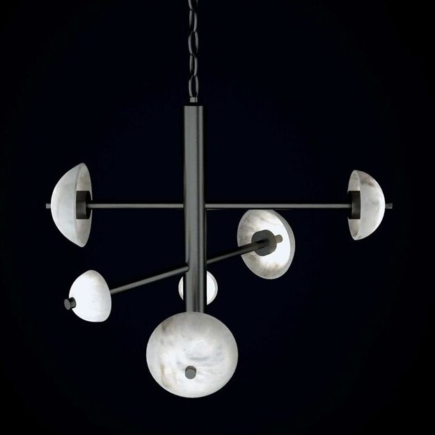 Alabastro Italiano Apollo Pendant Suspension Suspension Lighting