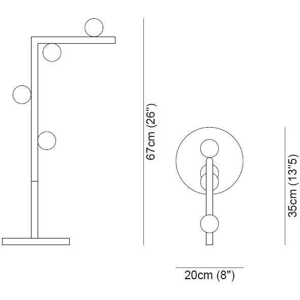 Demetra Table Dimensions