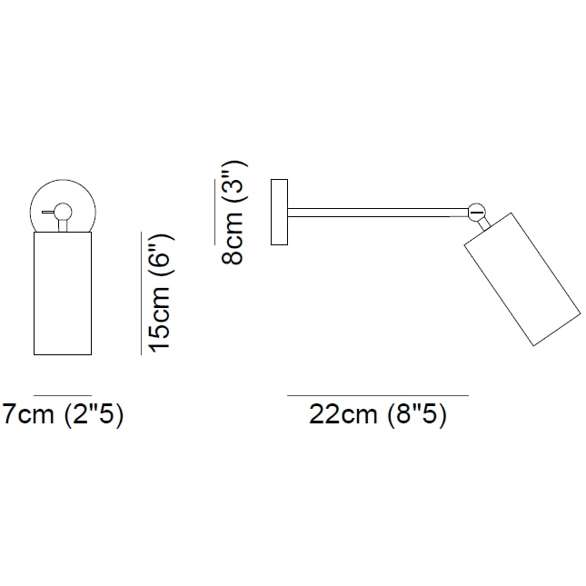 Poseidone #1 Long Spotlight Ceiling Dimensions