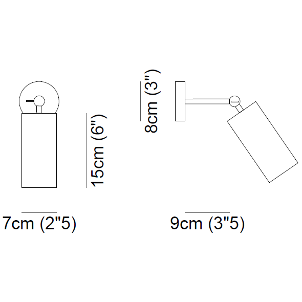 Poseidone #1 Spotlight Ceiling Dimensions