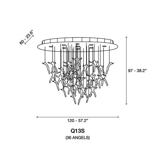 Angel Falls 36 Angels Suspension Dimensions