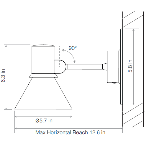 Type 80™ W1 Wall Dimensions