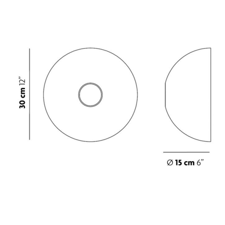 Knitted Allti 12 Ceiling/Wall Dimensions