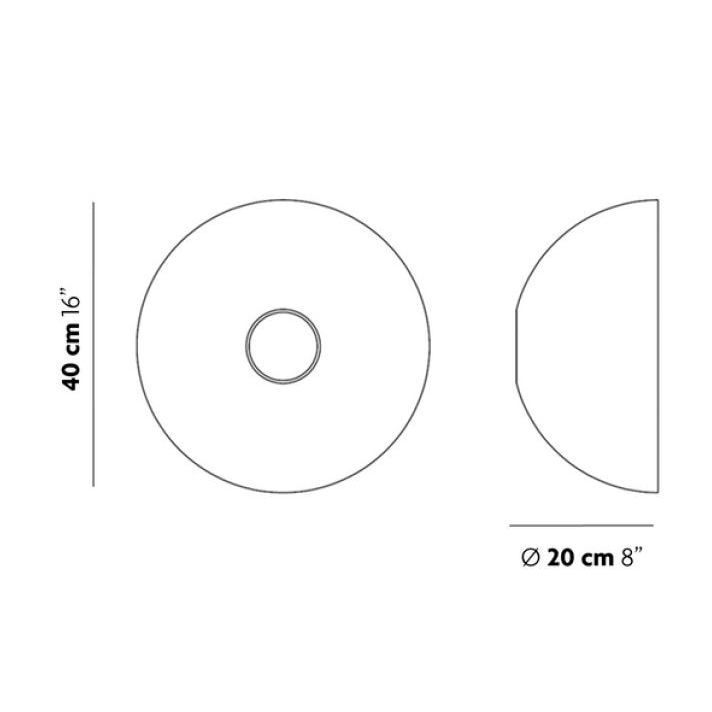 Knitted Allti 16 Ceiling/Wall Dimensions