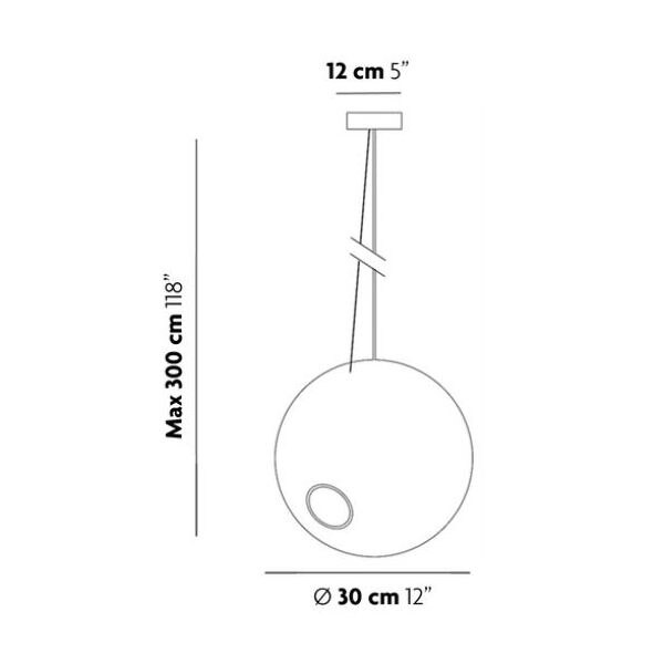 Knitted Tilt 12 Suspension Dimensions