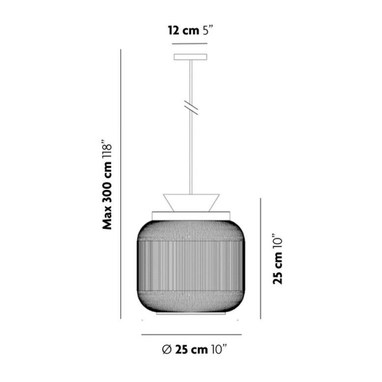 O'r Big Pendant Suspension Dimensions
