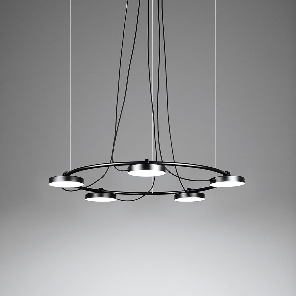 Aro T-3542-W 5 Light Round Suspension