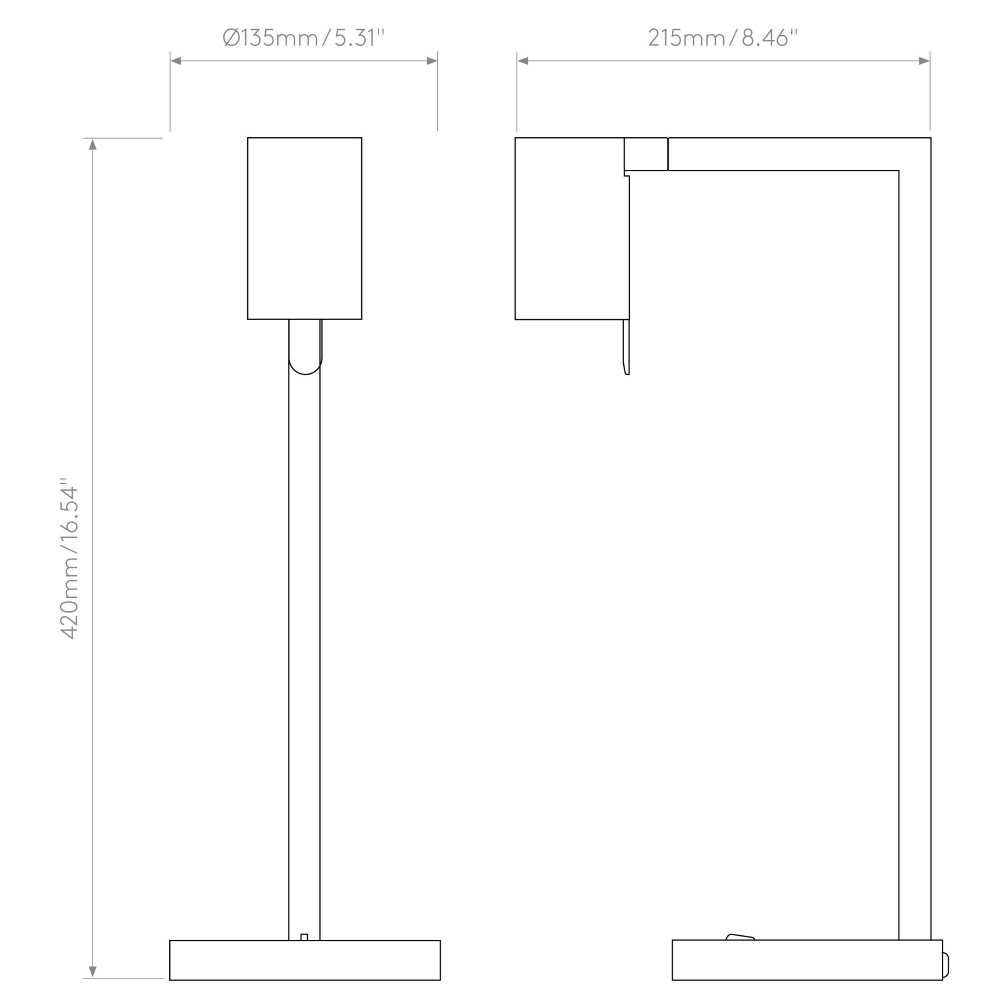 Ascoli Desk Table Dimensions