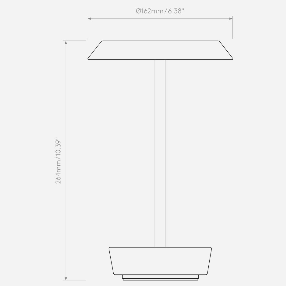 Halo Portable Table Dimensions