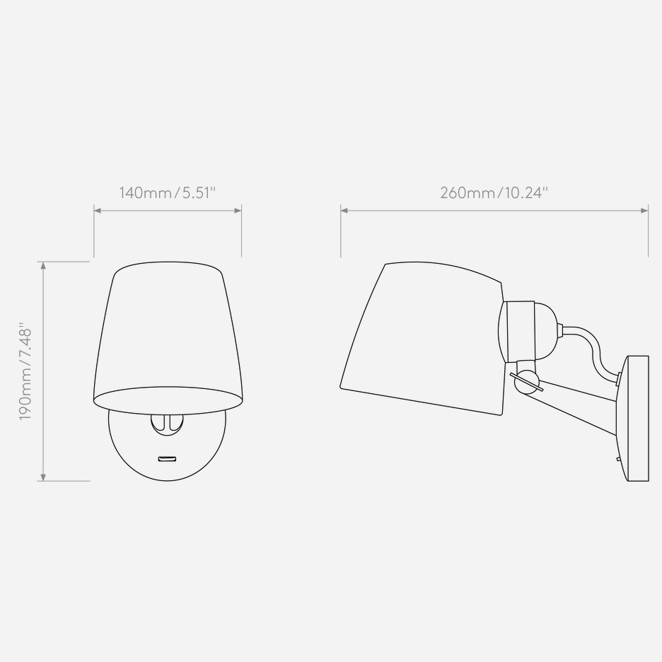 Imari Adjustable Wall Dimensions
