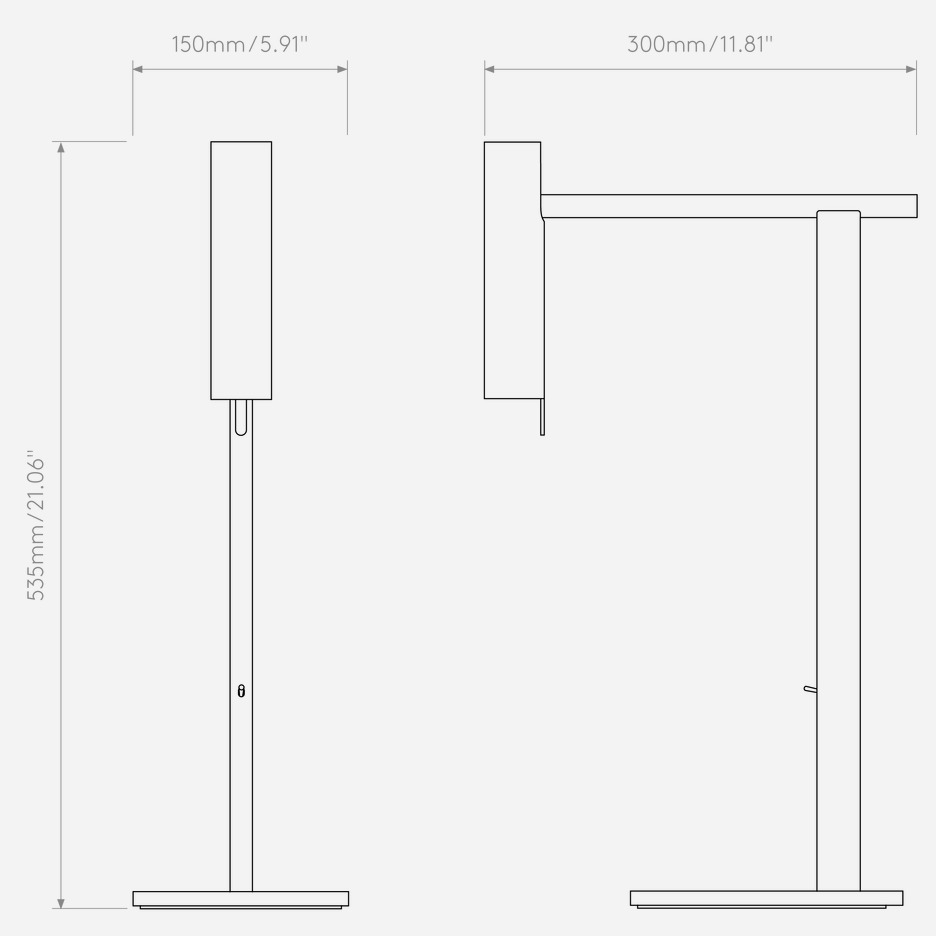 Leda Desk Table Dimensions