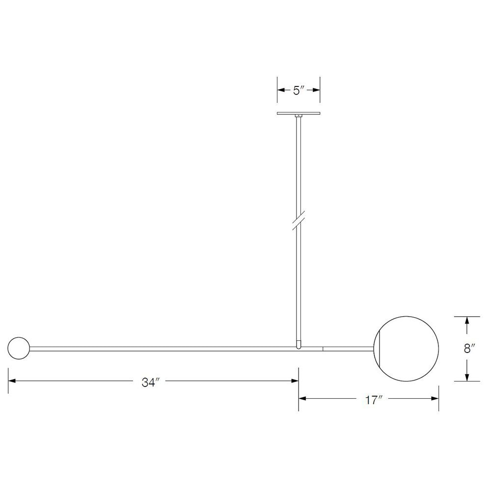 Astro Light Suspension Dimensions