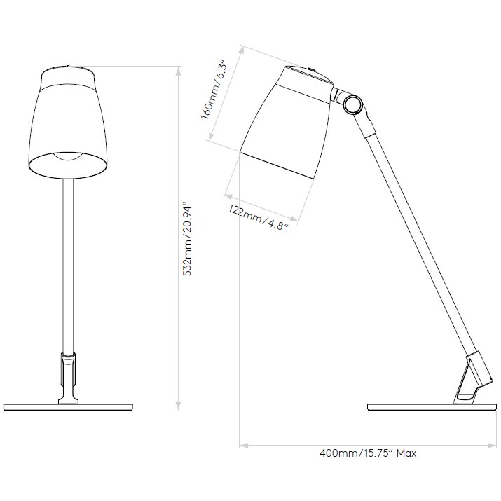 Atelier Desk Table Dimensions