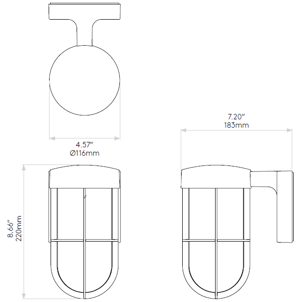 Cabin Outdoor Wall Dimensions