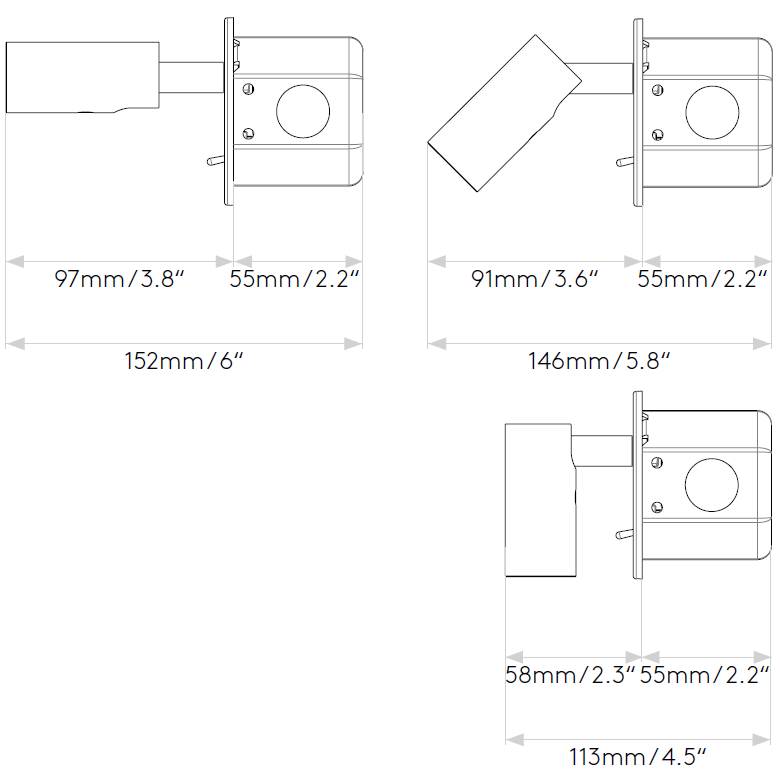 Micro Recessed Wall Dimensions