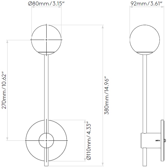 Orb Single Wall Dimensions